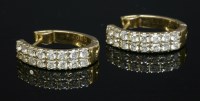 Lot 314 - A pair of gold