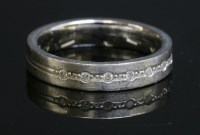 Lot 373 - An 18ct white gold