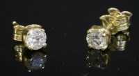 Lot 303 - A pair of gold