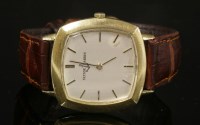 Lot 417 - A gentlemen's 18ct gold Ulysse Nardin mechanical strap watch