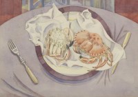 Lot 162 - Albert Wainwright (1898-1943)
TWO CRABS ON A PLATE
Pencil and watercolour
24 x 34cm

Provenance:   The Nottinghamshire Education Trust;
                       The Fry Art Gallery.