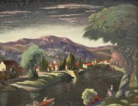 Lot 394 - William Drummond Bone RSW (1907-1979)
ON THE ARNO