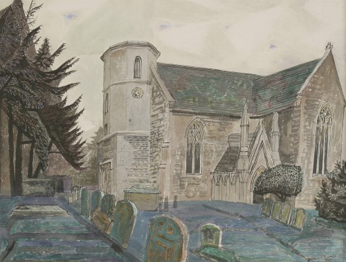 Lot 5 - Edward Bawden RA (1903-1989)
ST NICHOLAS'S CHURCH