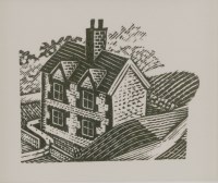 Lot 37 - Eric Ravilious (1903-1942)
'COUNTRY COTTAGE'
Wood engraving