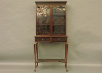 Lot 548 - An early 20th century Chippendale revival mahogany display cabinet