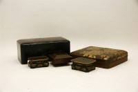 Lot 338 - A Japanese lacquered box and cover
