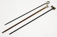 Lot 364 - Three walking sticks