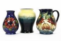 Lot 229 - Three Moorcroft items: a vase