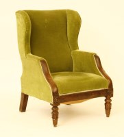 Lot 451 - A William IV armchair