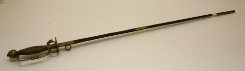Lot 225 - A sword and scabbard