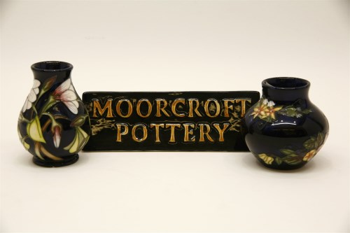Lot 233 - Three items of Moorcroft pottery