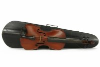 Lot 270 - A late 19th century continental student violin