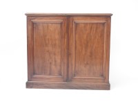 Lot 480 - A Victorian mahogany linen cupboard