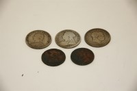 Lot 108 - Five old coins