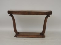 Lot 438A - A walnut hall table