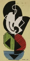 Lot 169 - Edward Rogers (1911-1994)
'ABSTRACT DESIGN'
Signed and dated '2/1/1963' l.r.