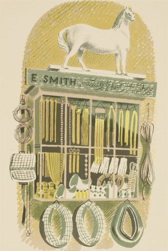 Lot 27 - Eric Ravilious (1903-1942)
'SADLER AND HARNESS MAKER'
Lithograph