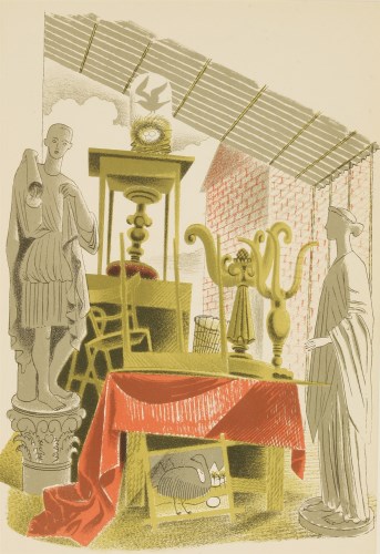 Lot 26 - Eric Ravilious (1903-1942)
'SECOND HAND FURNITURE AND EFFECTS'
Lithograph