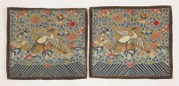 Lot 229 - A pair of Chinese rank badges