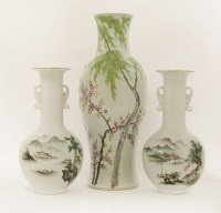 Lot 404 - Three Chinese vases