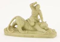 Lot 435 - A Chinese soapstone carving