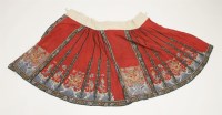 Lot 235 - A Chinese skirt