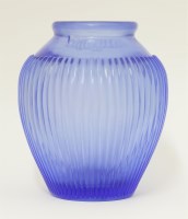 Lot 206 - A Chinese monochrome Peking glass vase