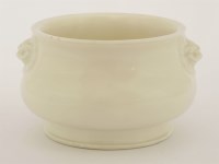 Lot 89 - A Chinese blanc de Chine censer