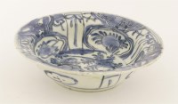 Lot 490 - A Chinese blue and white dish
