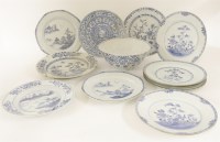 Lot 496 - A collection of Chinese blue and white