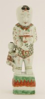 Lot 30 - A Chinese porcelain famille verte figure