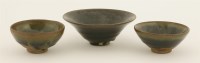 Lot 20 - A Chinese jianyao black glaze 'hare's fur' tea bowl