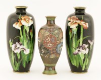Lot 307 - A Japanese cloisonné vase