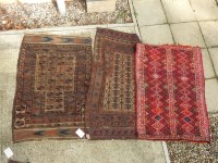 Lot 384 - Three various rugs