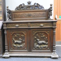 Lot 430 - A Victorian oak sideboard