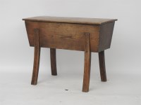 Lot 602 - A 19th century elm dough bin