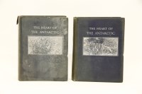 Lot 224 - Two volumes 'The Heart of the Antarctic' first edition 1909
