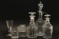 Lot 324 - Glassware including decanters