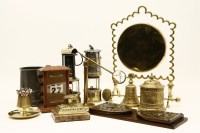 Lot 317 - Brassware: miner's lamps (2)