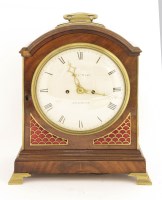 Lot 434 - A George III table clock