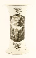 Lot 31 - A German delft vase