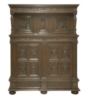 Lot 450 - A Flemish oak cabinet