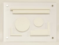 Lot 429 - Nettie Firman (contemporary)
'WHITE RELIEF - AFTER BEN NICHOLSON'
Painted wood on perspex