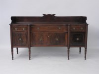 Lot 569 - A large late Georgian mahogany sideboard