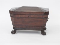 Lot 509 - A Regency mahogany cellarette