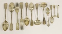 Lot 540 - A group of silver flatware