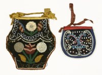 Lot 62 - A Northern Plains' beaded pouch