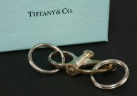 Lot 28 - A sterling silver Tiffany keyring by Paloma Picasso