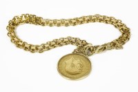 Lot 22 - A gold bismark bracelet