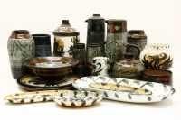 Lot 186 - A collection of Celtic pottery for Newlyn